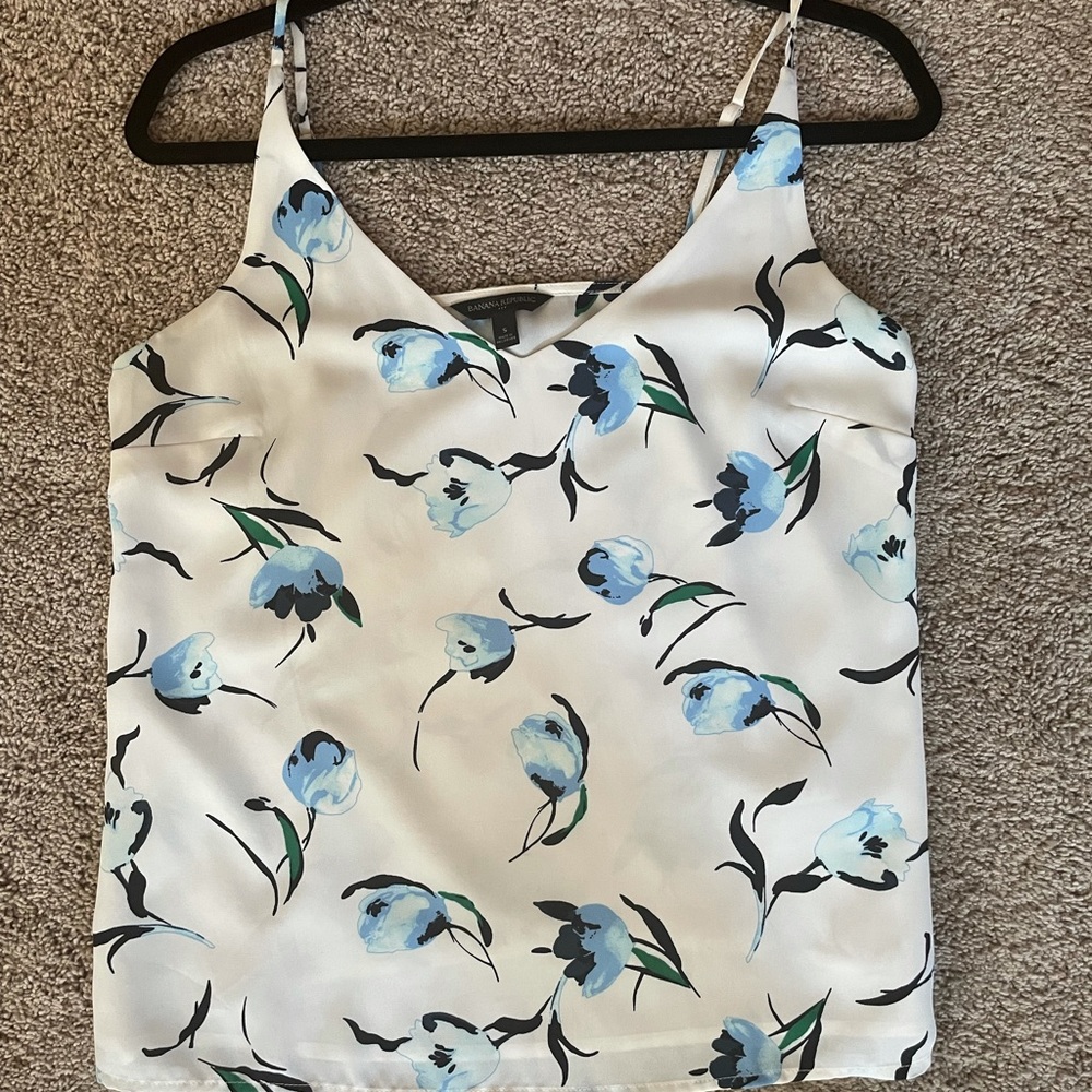Floral camisole tank top - Banana Rep Factory